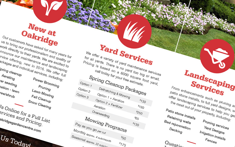 Spring Cleanup Services at Oakridge